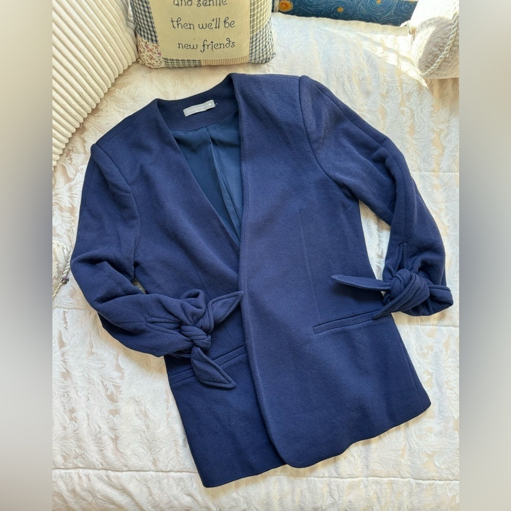 253. Olivia Moon Knit‎ Blazer Medium
